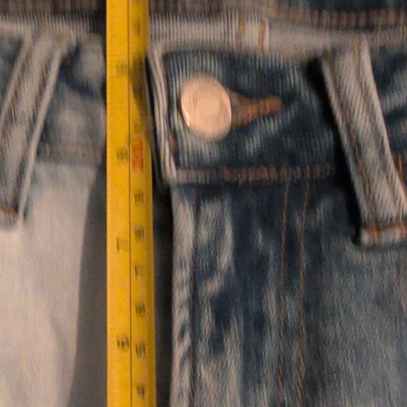 Vervet Patchwork Flare Jeans - Blue - Picture 10 of 11